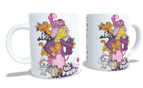 Caneca Louca dos Gatos Cats Lady