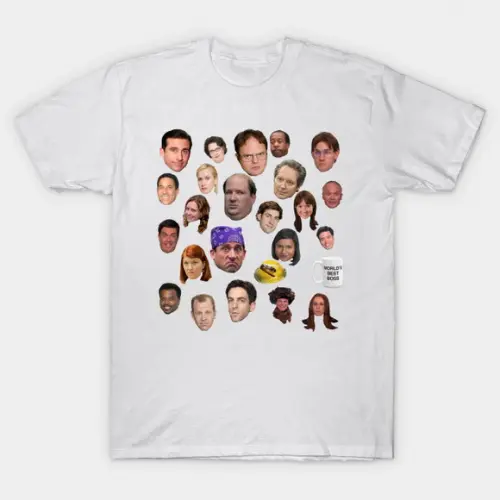 Camiseta The Office Cabeças Flutuantes