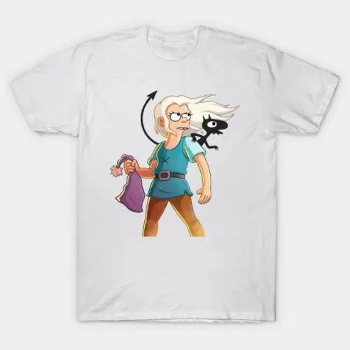 Camiseta Disenchantment Demon Luci Leela Desencanto