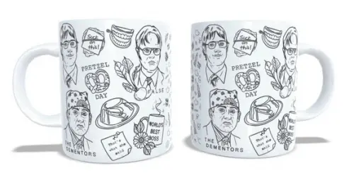 Caneca The Office Icons Michael Jim Dwight