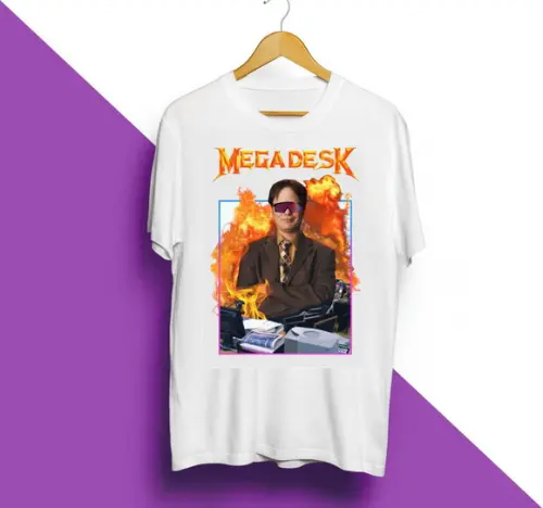 Camiseta Dwight Megadesk! The Office Vida de Escritório