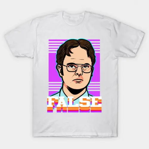 Camiseta Dwight K. Schrute False (The Office)