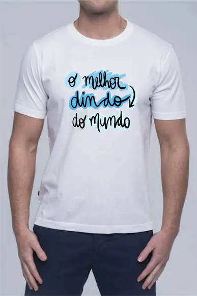Camiseta Melhor Dindo do Mundo - Padrinho