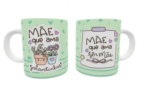 Caneca Mãe - Mãe que Ama Plantinhas