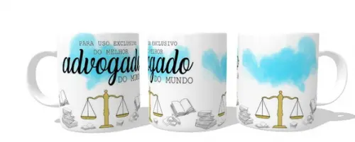 Caneca melhor advogado do mundo