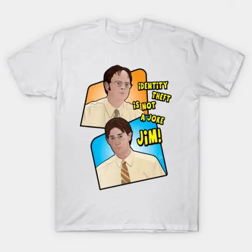 Camiseta Identity Theft Jim And Dwight The Office