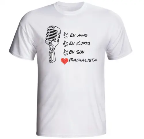 Camiseta Profissão Radialista