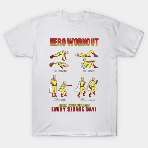 Camiseta One Punch Man Hero Workout