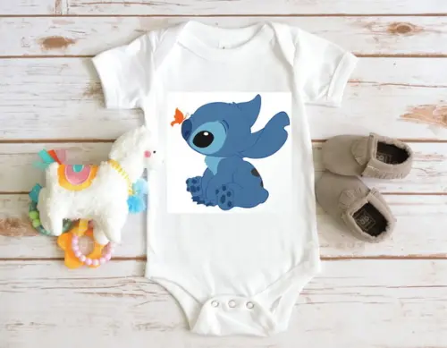 Body Bebê Baby Stitch Butterfly