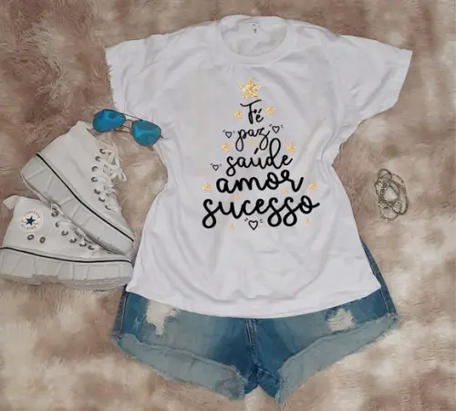 Camiseta Ano Novo Mensagens