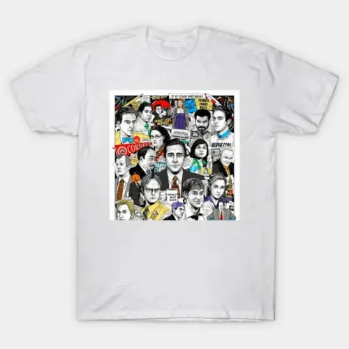 Camiseta References Cast The Office