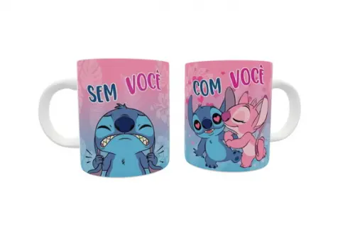 Caneca Stitch com Você - sem Você