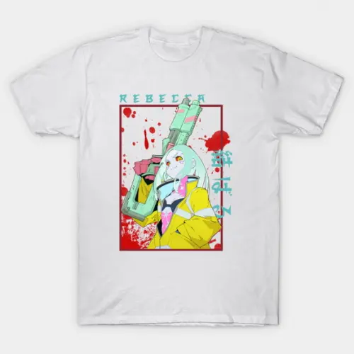 Camiseta Rebecca - Cyberpunk Edgerunners