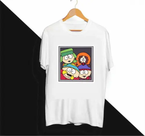 Camiseta S.o.u.t.h Park Eric Kenny Kyle Stan Characters