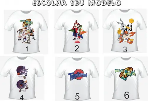 Camiseta Looney Tunes Space Jam - Escolha Eu Modelo