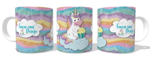 Caneca Unicórnio - Faça um desejo