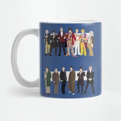 Caneca The Doctors - Doctor Who