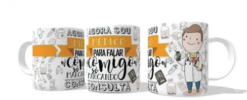 Caneca Profissão Médico - Personalizada