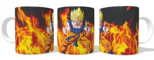 Caneca Mágica Goku Dragon Ball Z