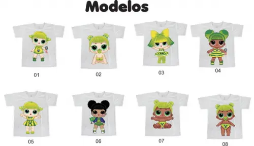 Camiseta L.o.l Surprise Brasil Meninas