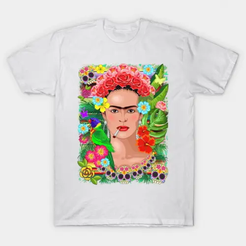 Camiseta F.r.i.d.a K.a.h.l.o Multicolor