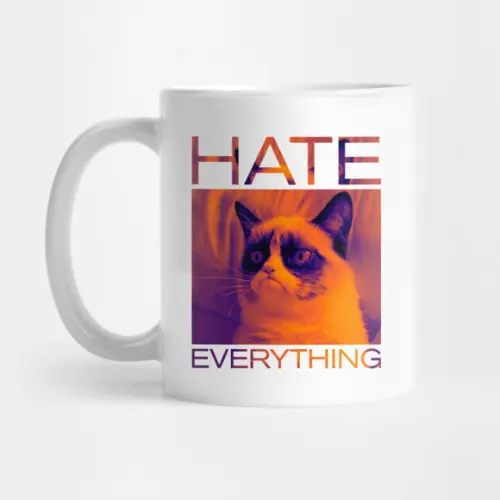 Caneca Grumpy Cat I Hate Everything