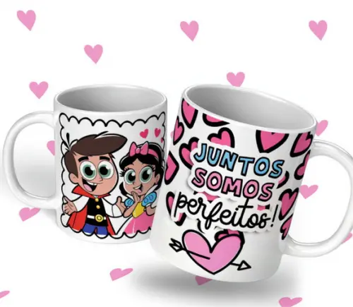 Caneca Juntos Somos Perfeitos Casal Namorados
