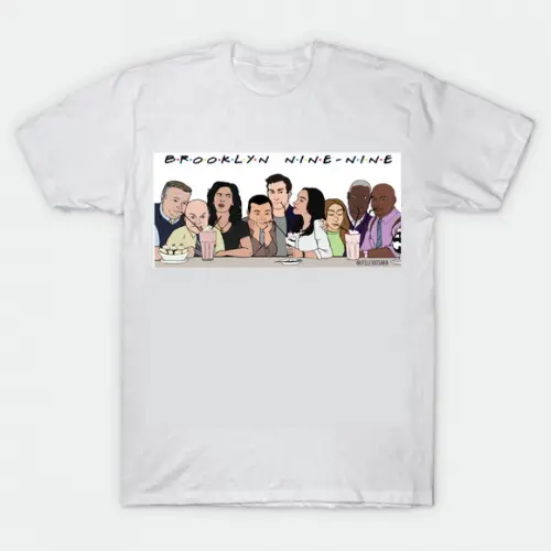 Camiseta Brooklyn 99 Friends The One Where They Are Back