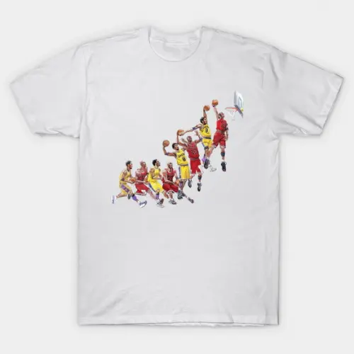 Camiseta Fierce Battle Of Two Legends Michael Jordan