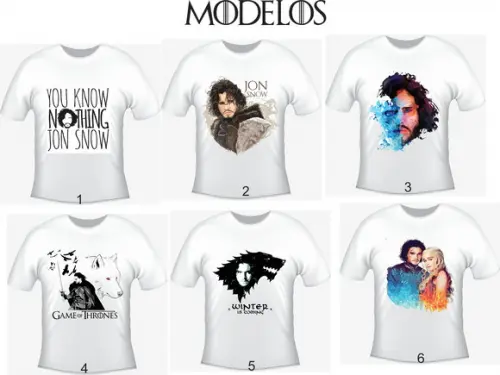 Camiseta Game Of Thrones - Jon Snow