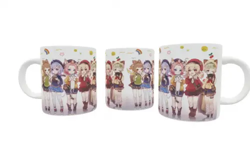 Caneca Cute Genshin Impact Diona Klee Qiqi Sayu