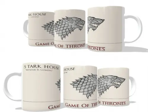 Caneca House Stark Game of Thrones mod 2