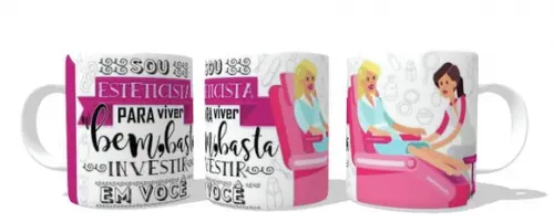 Caneca Profissão Esteticista