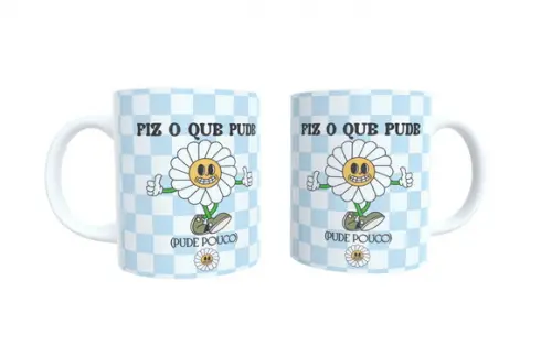 Caneca Fiz o Que Pude, Pude Pouco