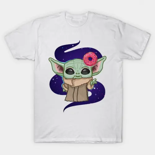 Camiseta Baby Yoda Yodita Donut