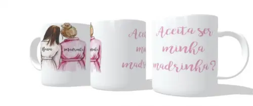 Caneca Madrinha - Casamento