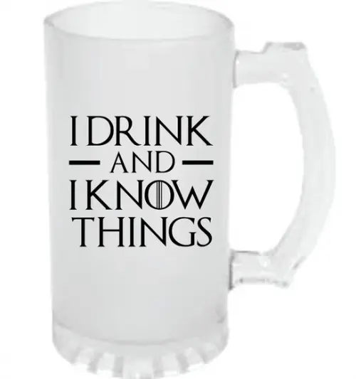 Caneca de Chopp Game of Thrones - I Drink