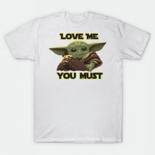 Camiseta Baby Yoda Star Wars The Child Love Me You Must