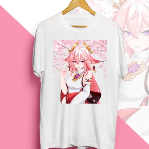 Camiseta Yae Miko Sakuras Genshin Impact