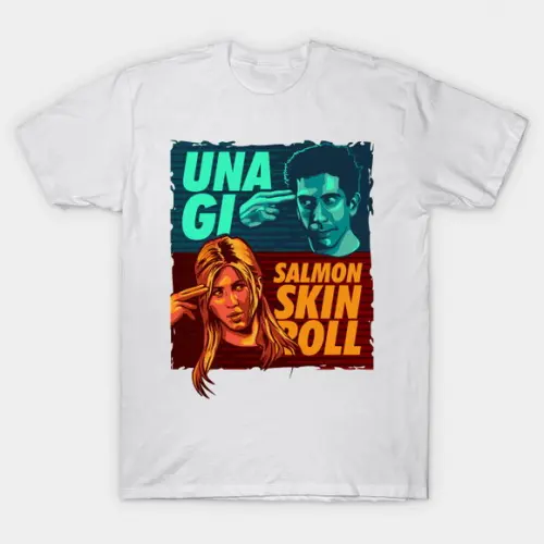 Camiseta Unagi - Salmon Skin Roll Friends