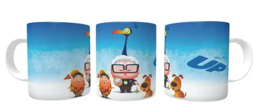 Caneca Café Up Altas Aventuras Kawaii