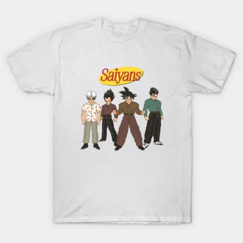 Camiseta Saiyans Dragon Ball