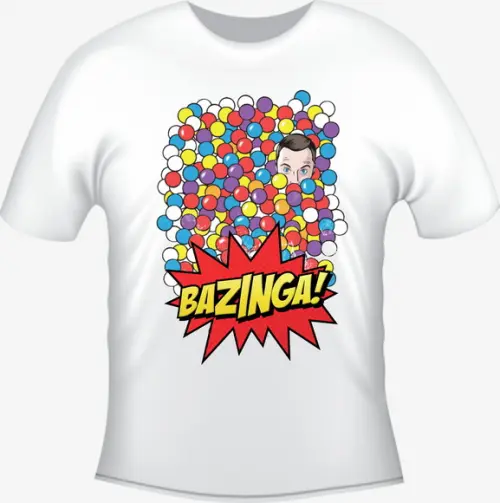 Camiseta Sheldon Cooper Tbbt Bazinga