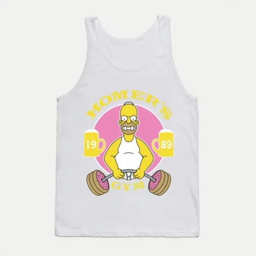 Camiseta Regata Homer Gym