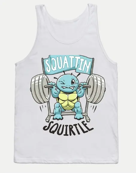 Camiseta Regata Squirtle Gym