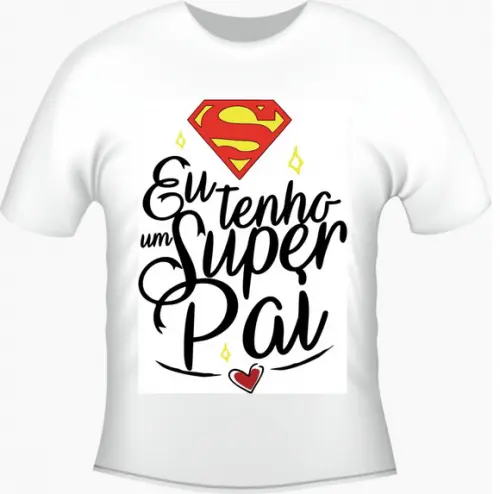 Camiseta Eu Tenho Um Super Pai