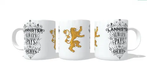 Caneca Game Of Thrones Lannisters