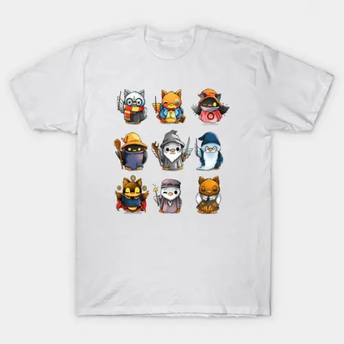 Camiseta Magician Owl Parody Corujinhas Geek Coruja Corujas