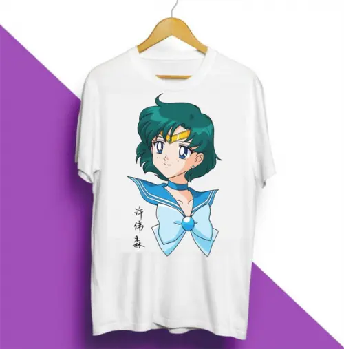 Camiseta Sailor Mercurio Sailor Moon