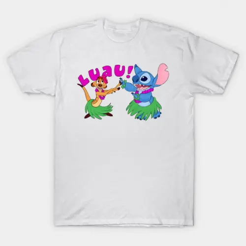 Camiseta Luau! Stitch e Timão